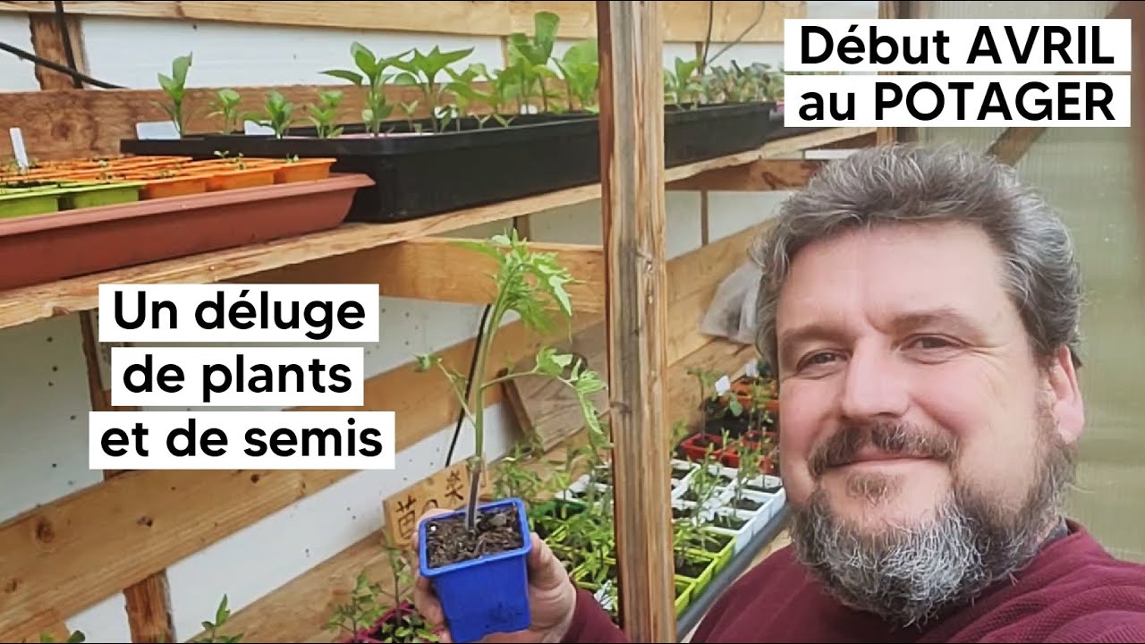 [VLOG] Début avril au potager : Des semis et des hommes