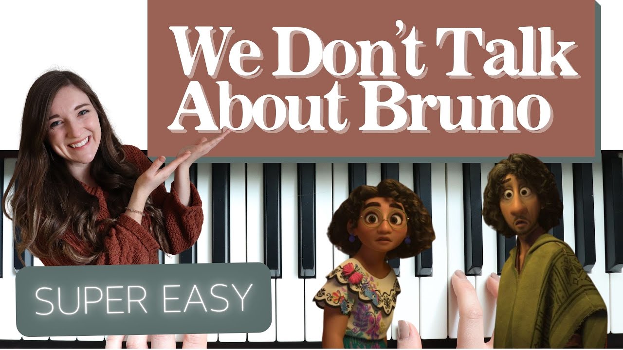 EASY PIANO TUTORIAL: We Don't Talk About Bruno from Disney's Encanto