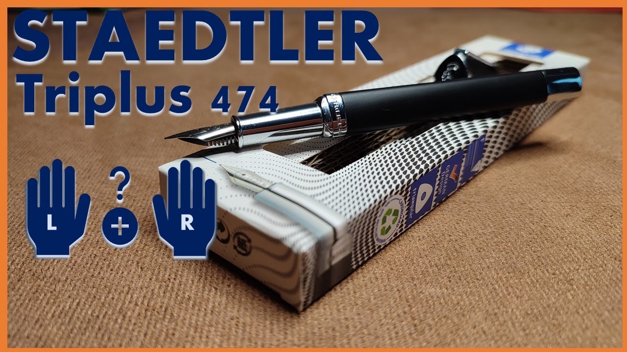 #003 STAEDTLER Triplus 474 L+R - Review deutsch