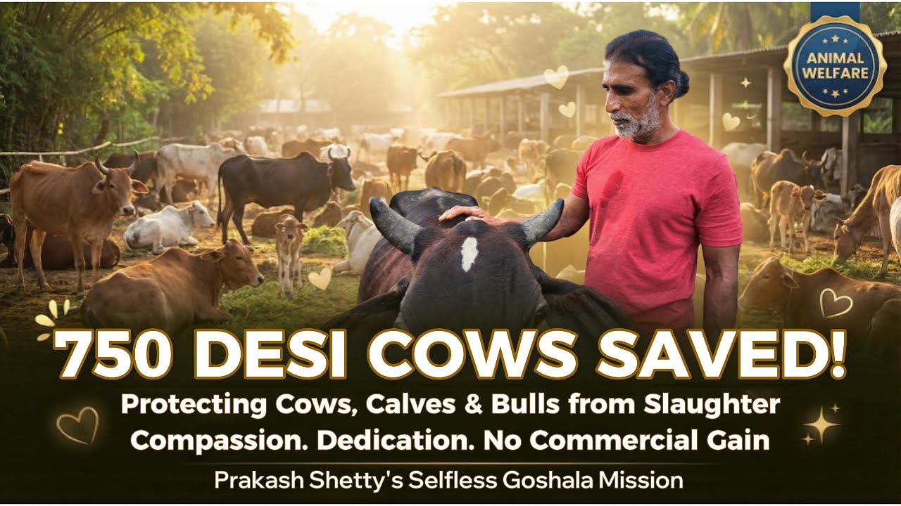 “ಲಾಭವಿಲ್ಲದ ಸೇವೆ | 750 ಗೋವುಗಳ ರಕ್ಷಣೆ | ಕಪಿಲ ಪಾರ್ಕ್ ಗೋಶಾಲೆ ❤️🐄#NonProfitGoshala#mangalore