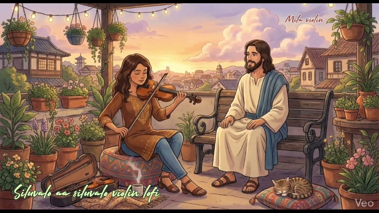 Siluvalo aa siluvalo violin lofi 🎻 ✨ #goodfriday  #jesus #gospel #lent #telugu #violin #worship 