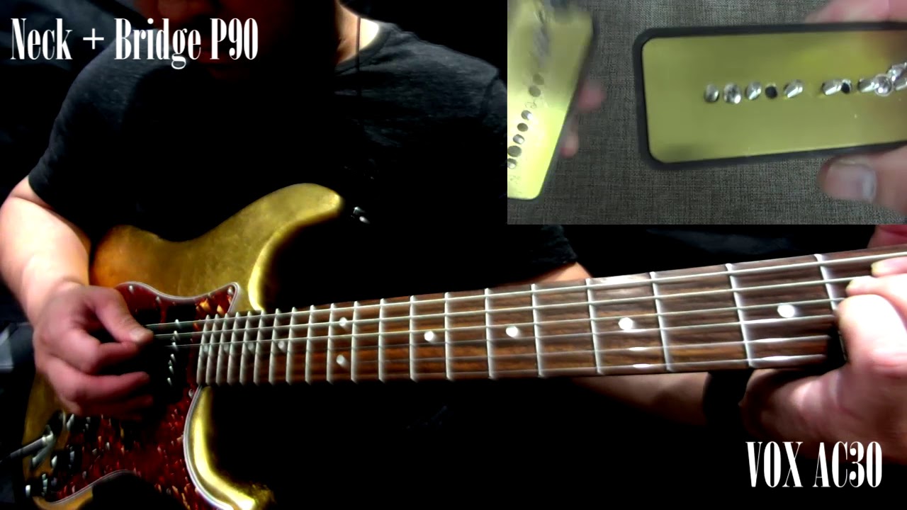 Musiclily Wilkinson Ceramic P90 Soapbar Pickups Set Demo by Johannes Chuah