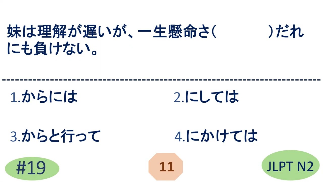 JLPT N2 Grammar Questions and Answers | Sample JLPT Questions and Answers | JLPT N2 文法 | N2 kanji