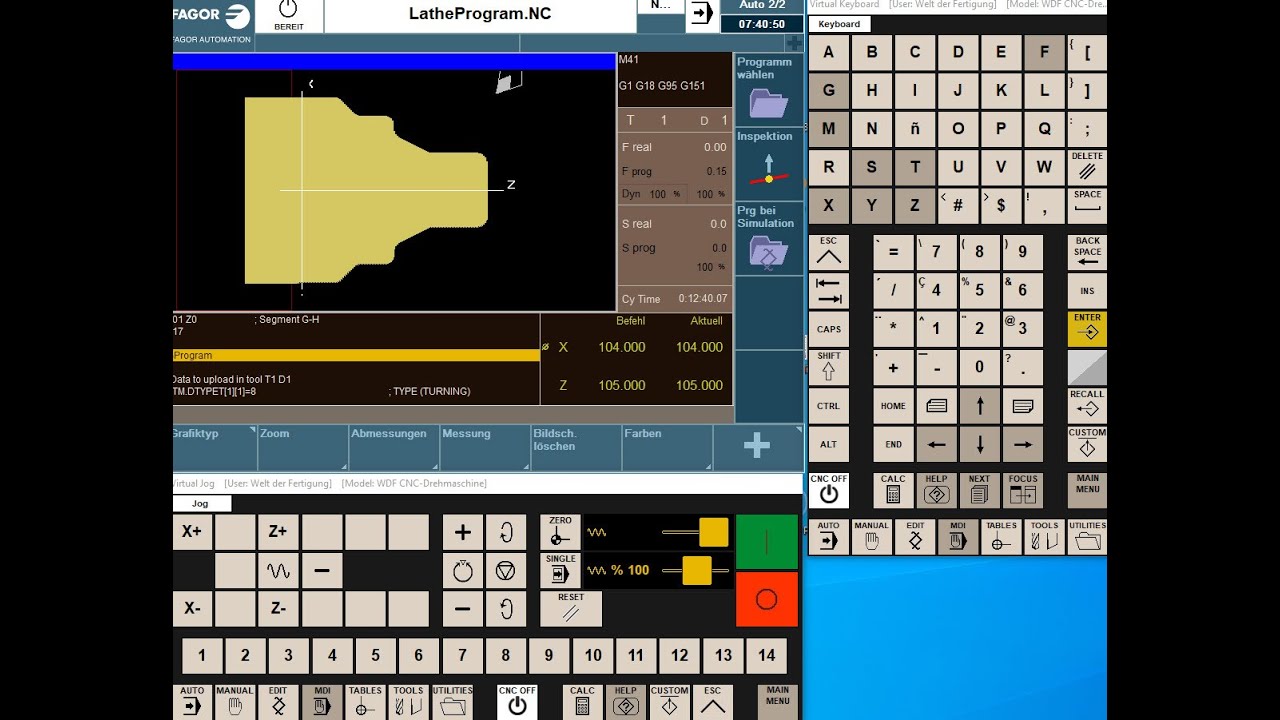 FAGOR Free Simulator – Ein Simulator nicht nur für die Ausbildung