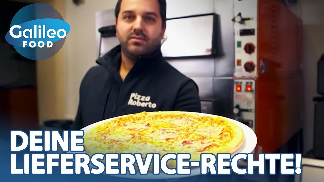 Pizza FALSCH oder zu SPARSAM belegt? Deine Rechte beim Lieferservice! | Galileo Food