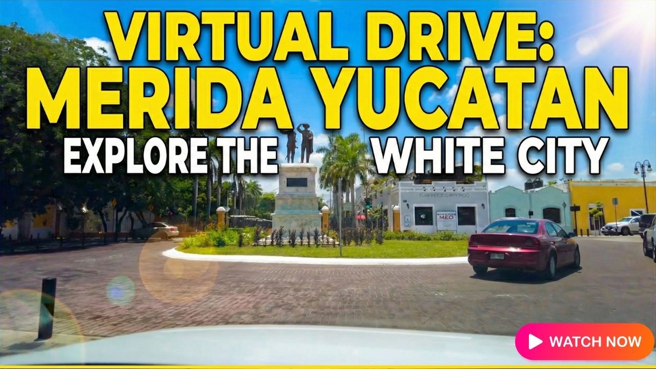 Is This Mexico’s Most Beautiful City? | Virtual Drive 4K ASMR