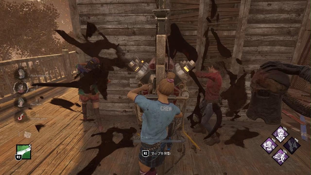 vs レイス　通電後ボロ小屋地下キャンプ 救助ならず...