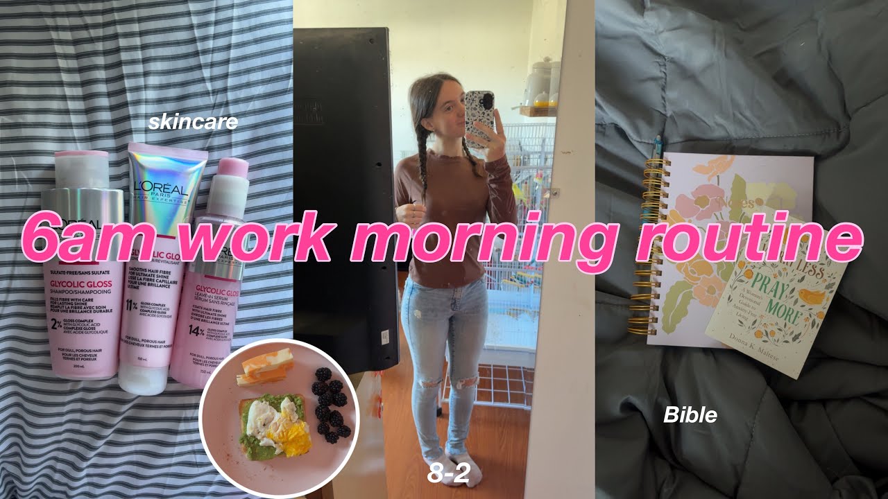 my 6AM work morning routine 