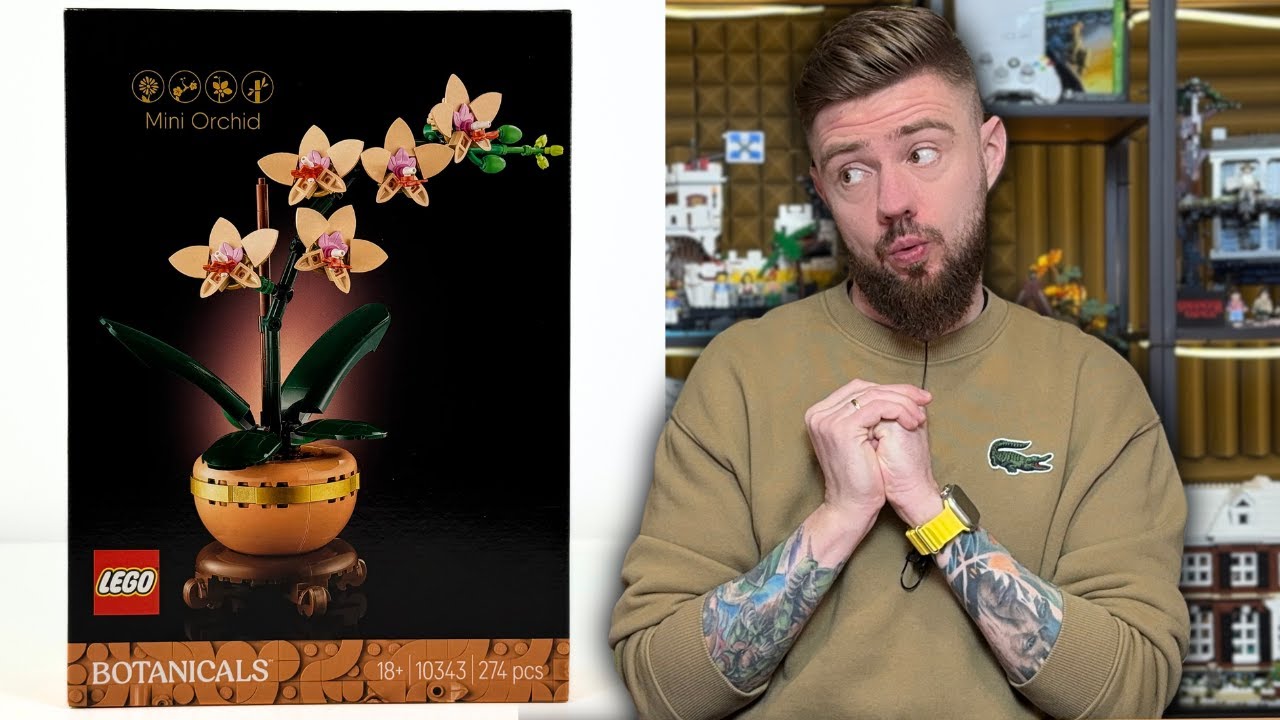 MAŁA ORCHIDEA 🌸 LEGO BOTANICAL COLLECTION 10343 RECENZJA