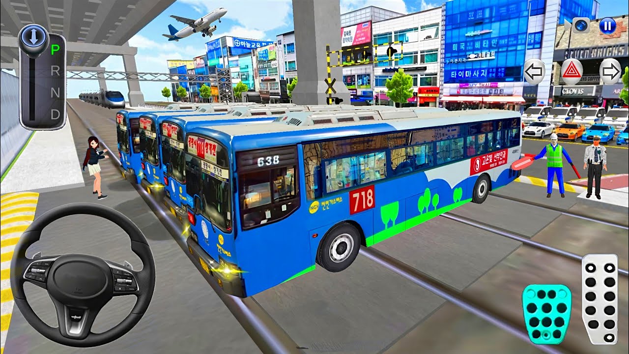 New Hyundai Old City Buss Vs Bullet Train Crash Test🚍🚄 3D Driving Class 2025 - Android Gameplay🎮