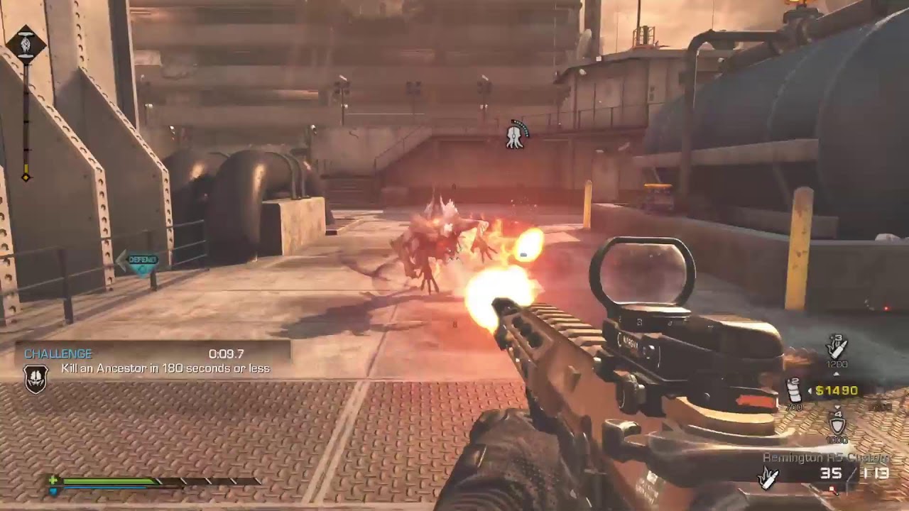 Call of Duty Ghosts Extinct Exodus Kärsimys viimeinen Solo yritys!