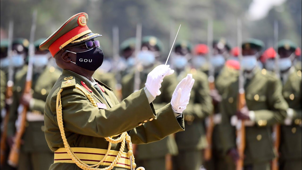 Museveni watches Best joint forces parade display exciting guests at Kololo - Liberation Day 2022