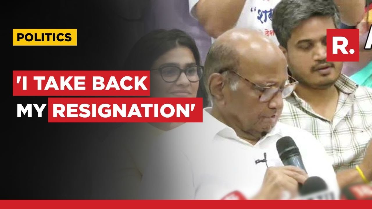 Sharad Pawar Withdraws Resignation As NCP President