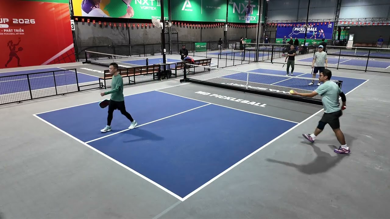 [[Bình - Dương] vs [Trong - Lộc] Set 2 ||  CLB Pickleball Mỹ Đình