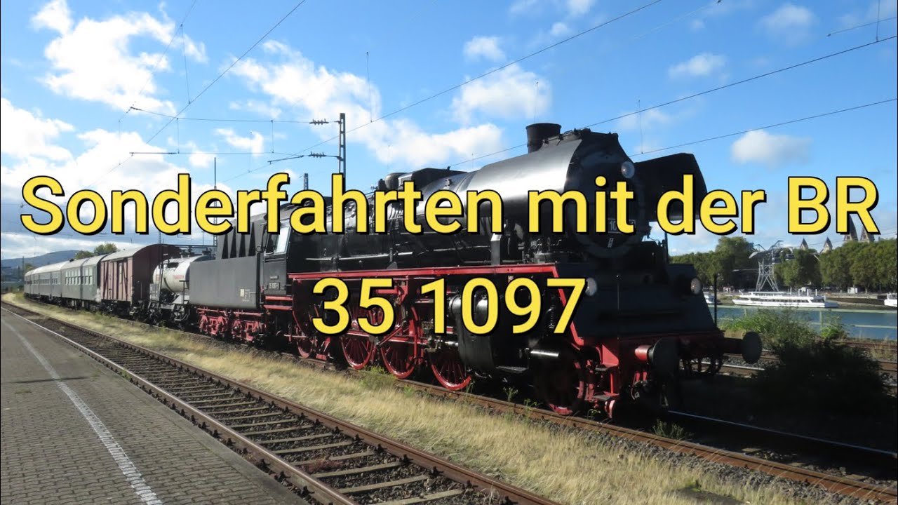 Sonderfahrten mit der BR 35 1097 der Eisenbahnfreunde Treysa