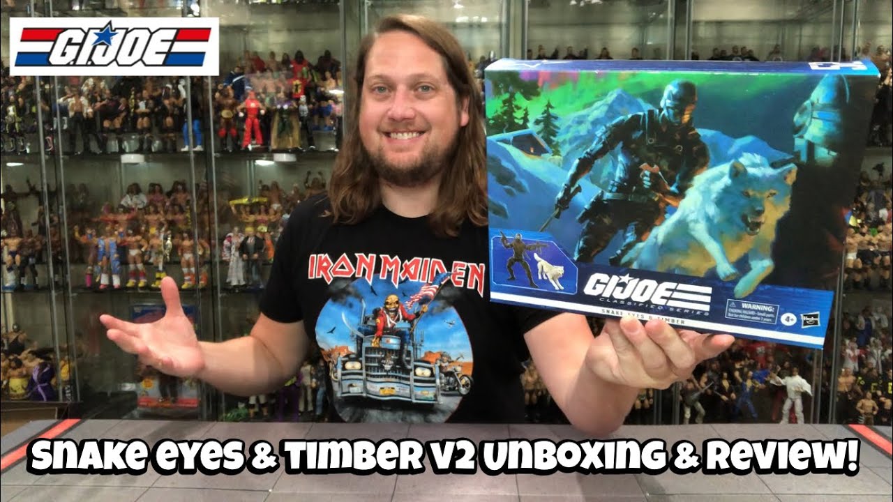 Snake Eyes & Timber V2 GIJOE Classified Unboxing & Review!