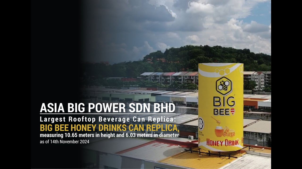ASEAN Records: Largest Rooftop Beverage Can Replica (by Asia Big Power Sdn Bhd)