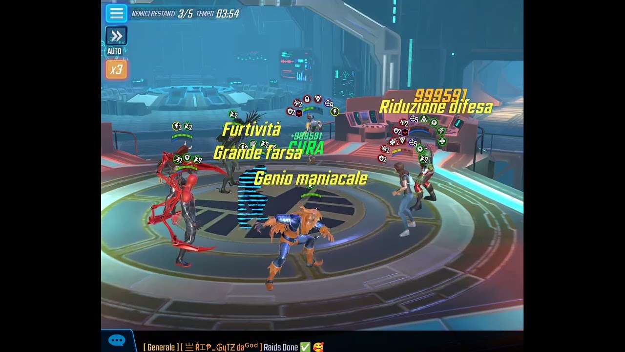 War counter vs Champions / MSF / Marvel Strike Force 
