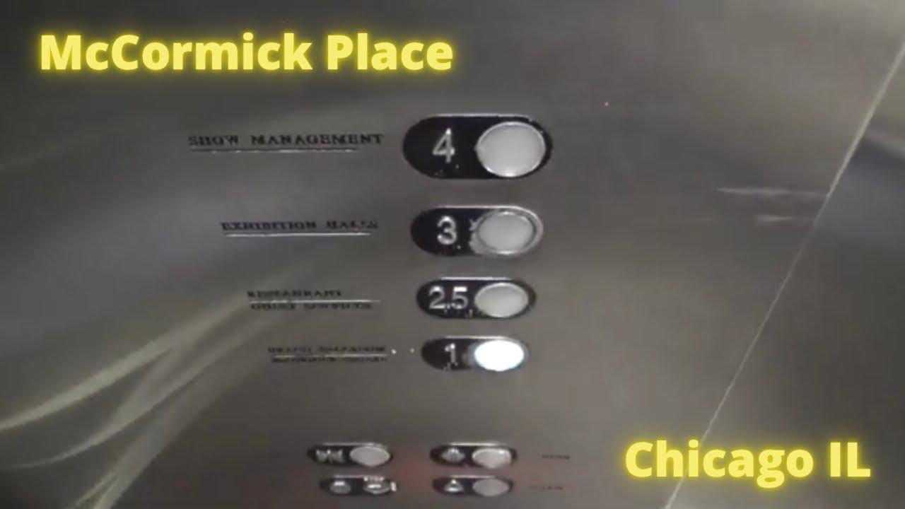 Schindler RT 700A Traction elevator at McCormick Place in Chicago IL