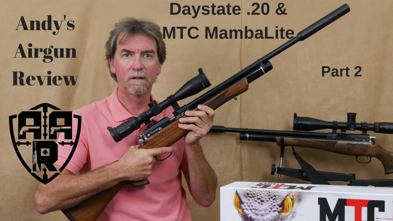 Daystate Huntsman .20 and MTC  MambaLite Part 2