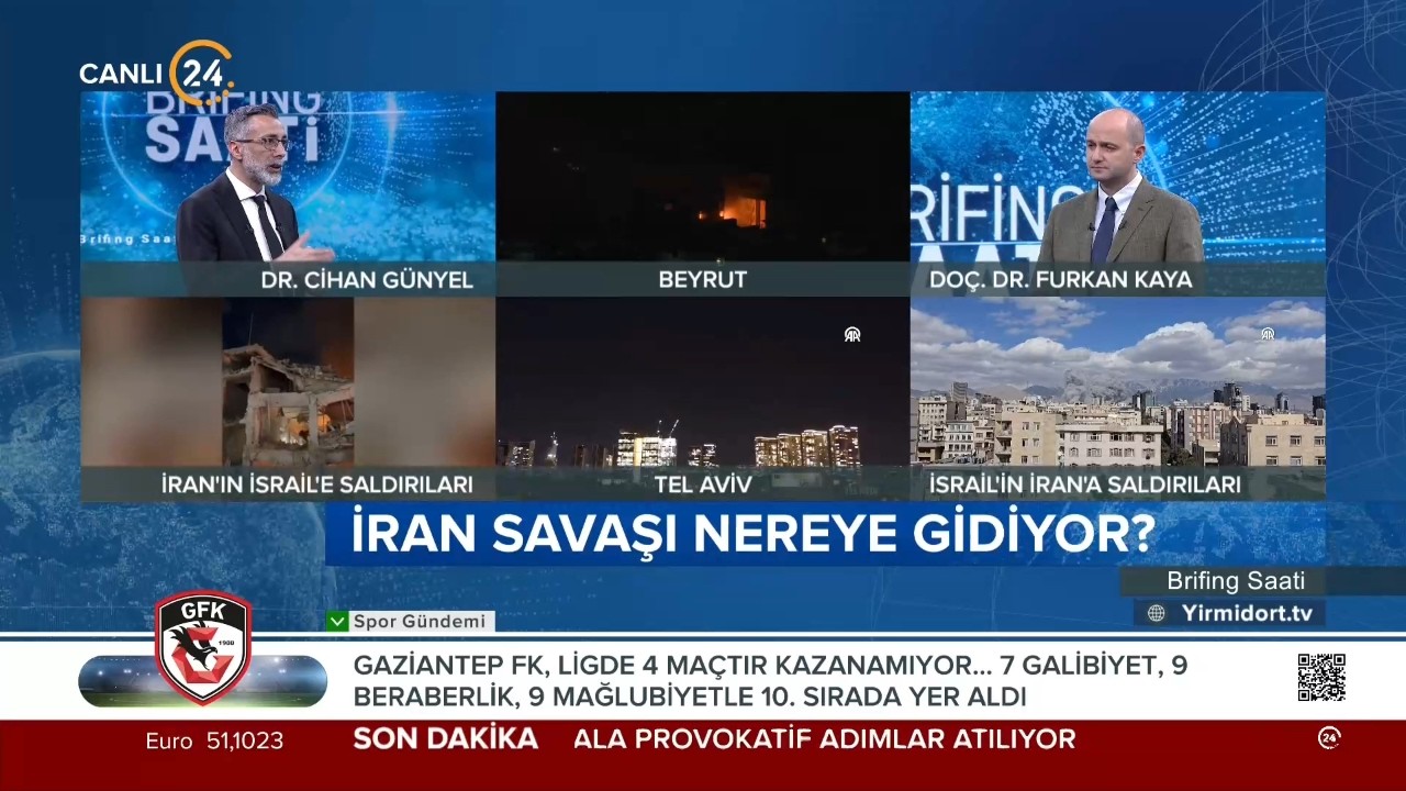Furkan Kaya ile “Brifing Saati” /İran Savaşı Nereye Gidiyor? – 09 03 2026