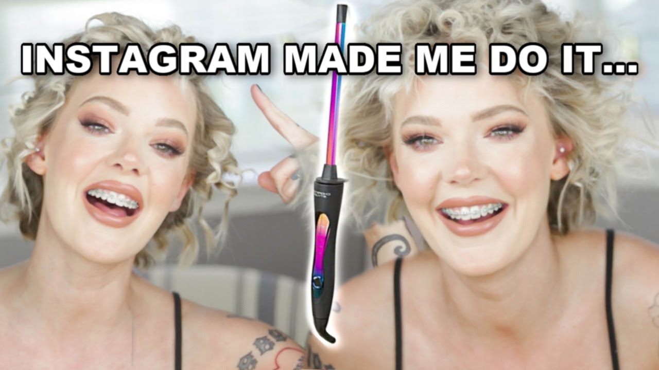 TRYING THE CHOPSTICK STYLER WAND ON SHORT HAIR // ImMalloryBrooke