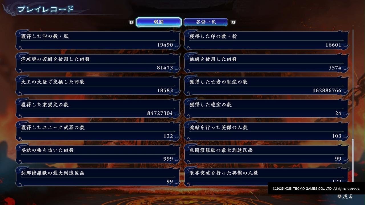 無双アビス　１年間やり込んだデータ　プレイレコード見るだけの動画　warriors: abyss