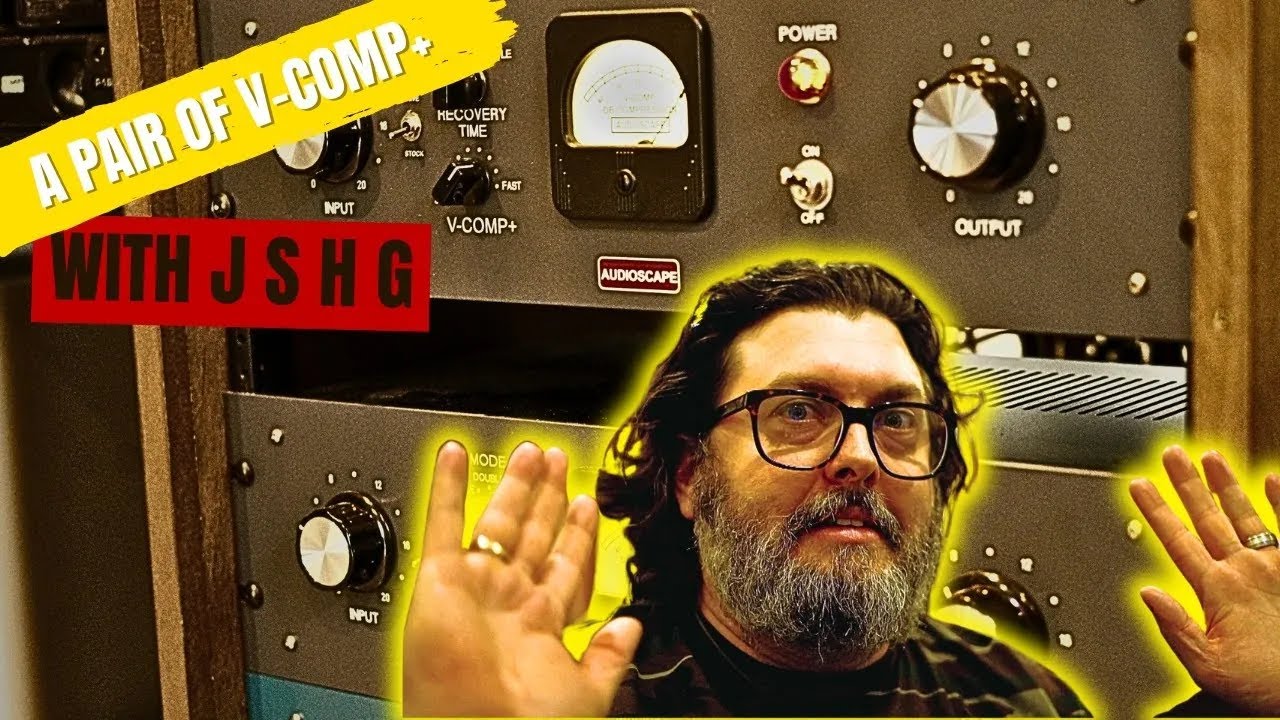 AudioScape V-comp+ breakdown. Two Mono Compressors For Stereo Applications!