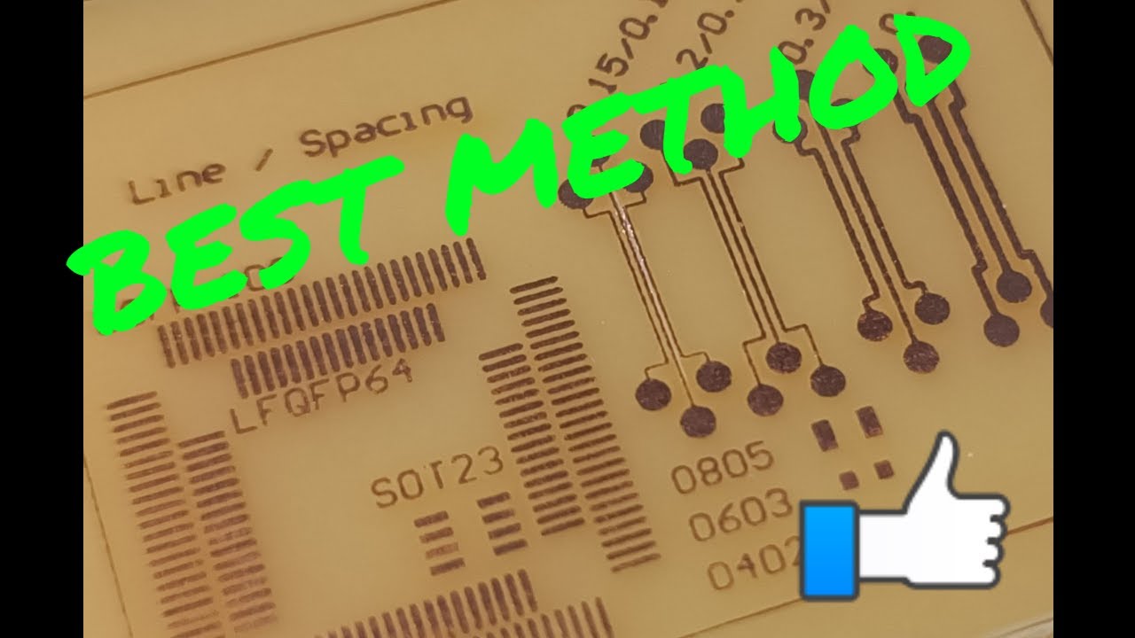 The BEST PCB Etching Method! SMD components How-to Guide