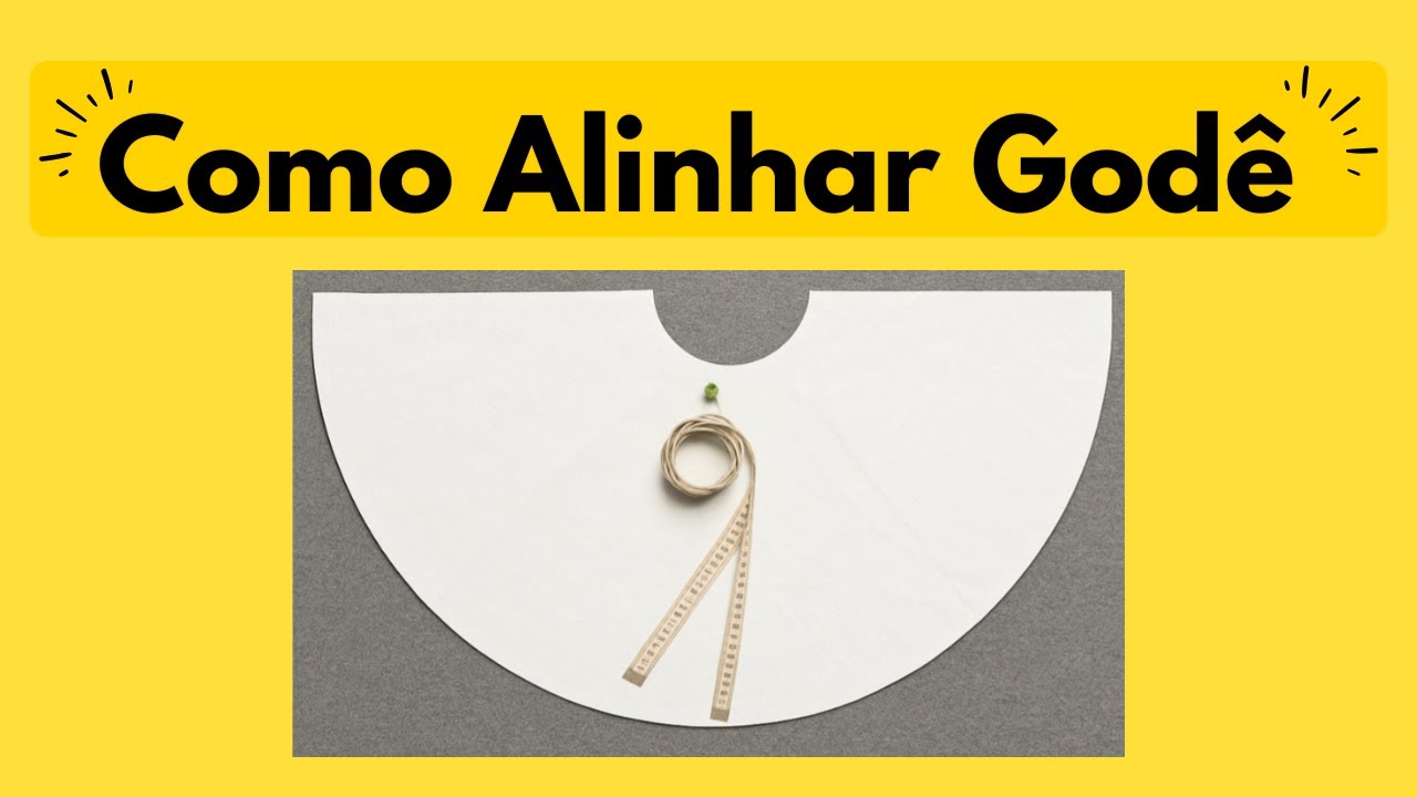 Faby Corte Costura DIy: Godê Perfeito: Aprenda a Alinhar o Molde sem Erros