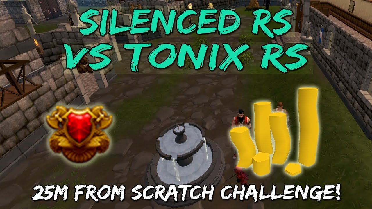 Silenced Vs Tonix RS | 25M from Scratch P2P Challenge! [RuneScape 3]