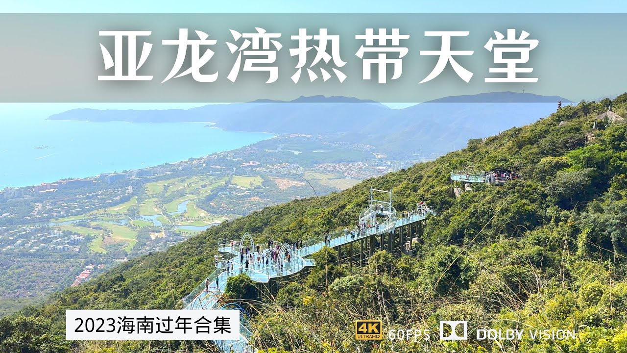 住在景区别墅享受VIP待遇 游览亚龙湾热带天堂森林公园vlog