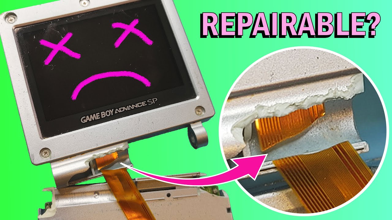 Подписчик прислал мне сломанный экран Gameboy. Могу ли я его спасти?