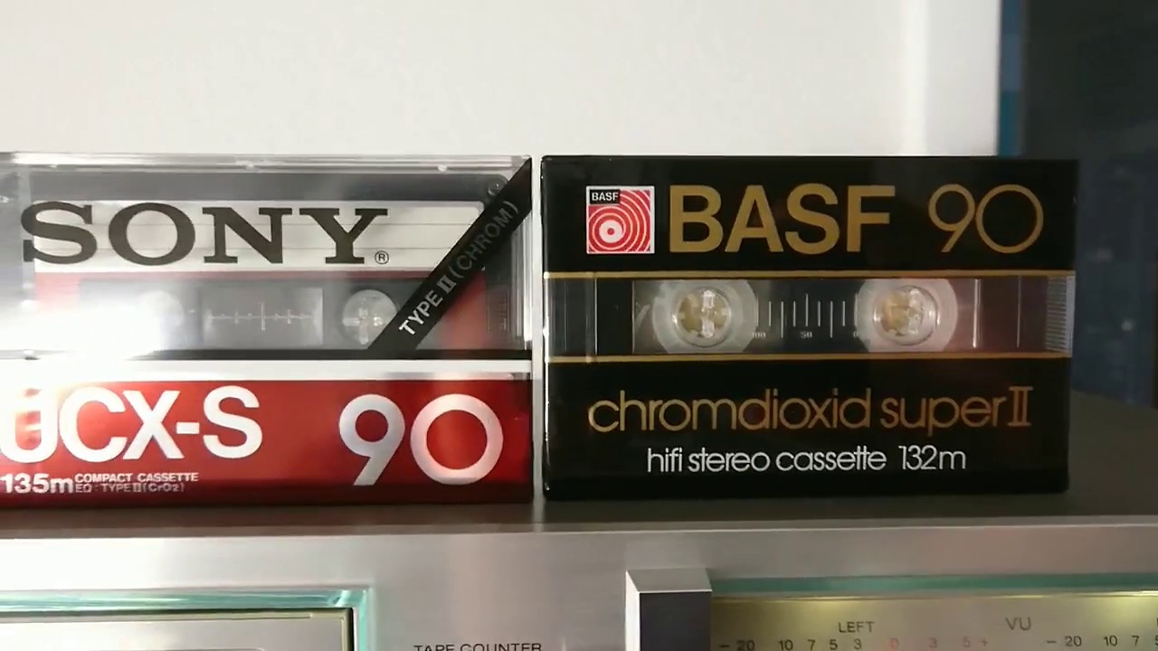 SONY TC-U2 / UCX-S 90 vs. CR-S II 90 Cassetten / Recording