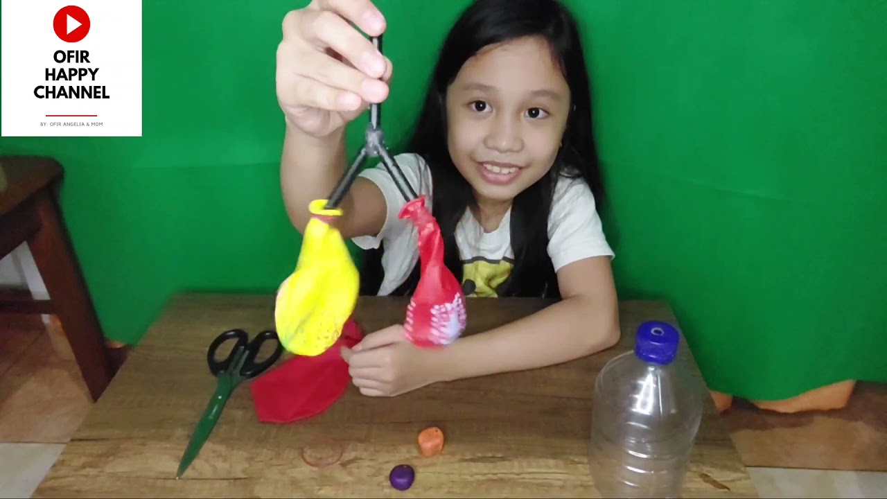 Tutorial membuat alat peraga pernafasan manusia paru-paru dari balon dan botol plastik