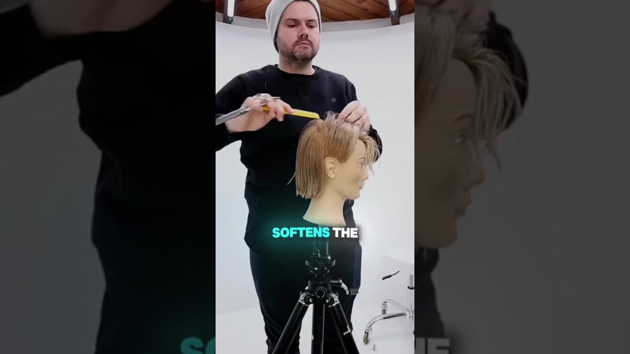 Soften a Blunt Bob with FSE Elite Scissors #bluntbob #haircuttutorial #hairtok #freesaloneducation