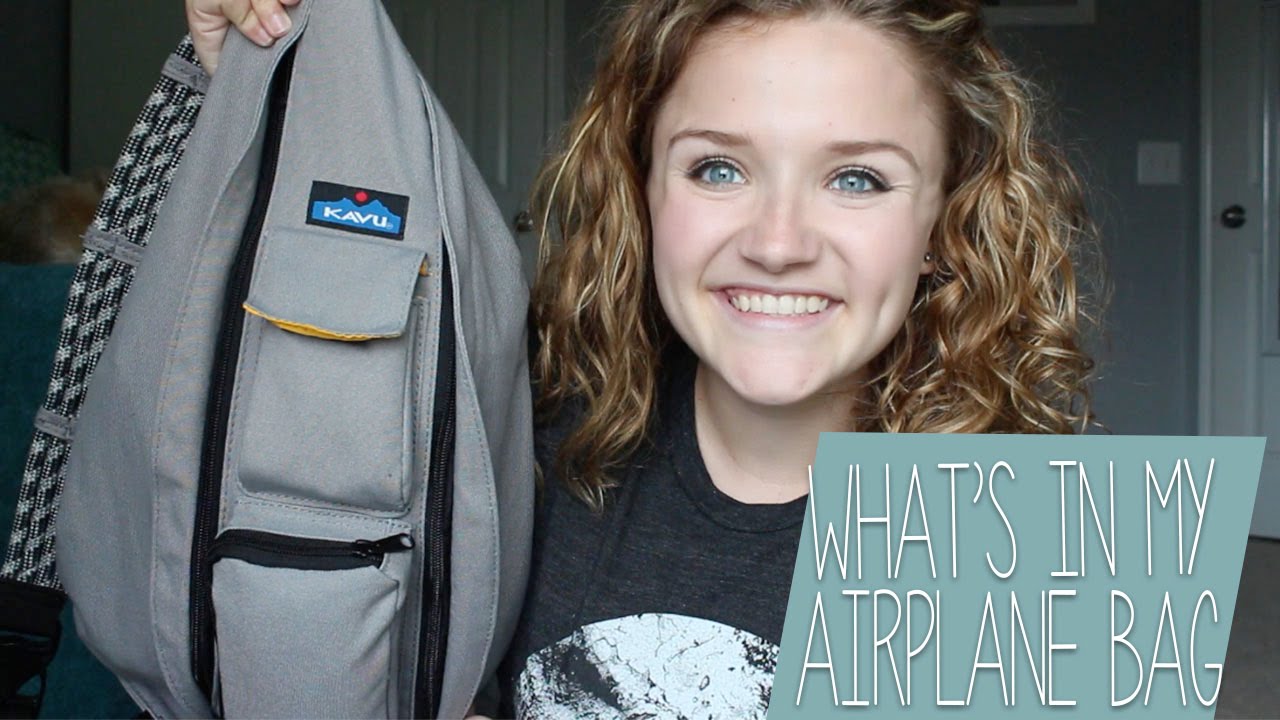 What's In My Airplane Bag - Makenzie Goes Minimal