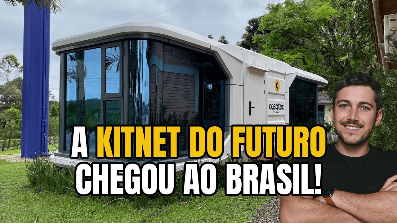 Conheci a primeira Casa Móvel FUTURISTA do Brasil! (visita completa)