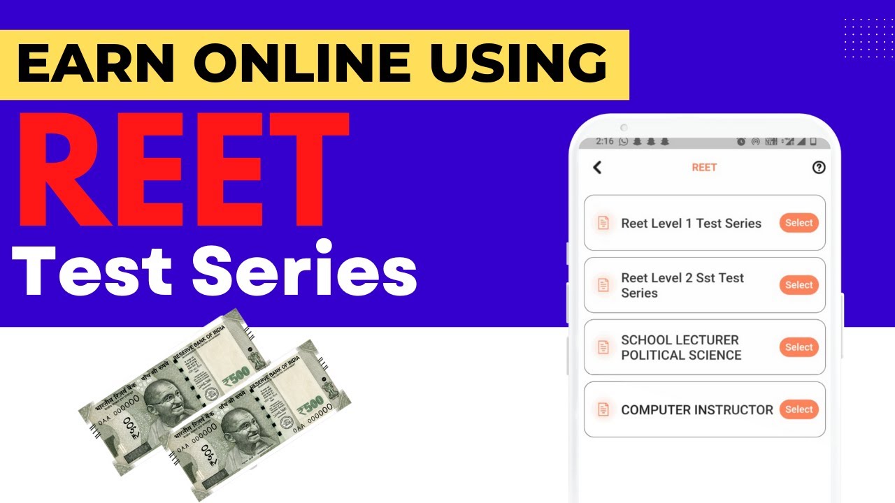 Course Selling App| REET Free Online Course with Free REET Test Series