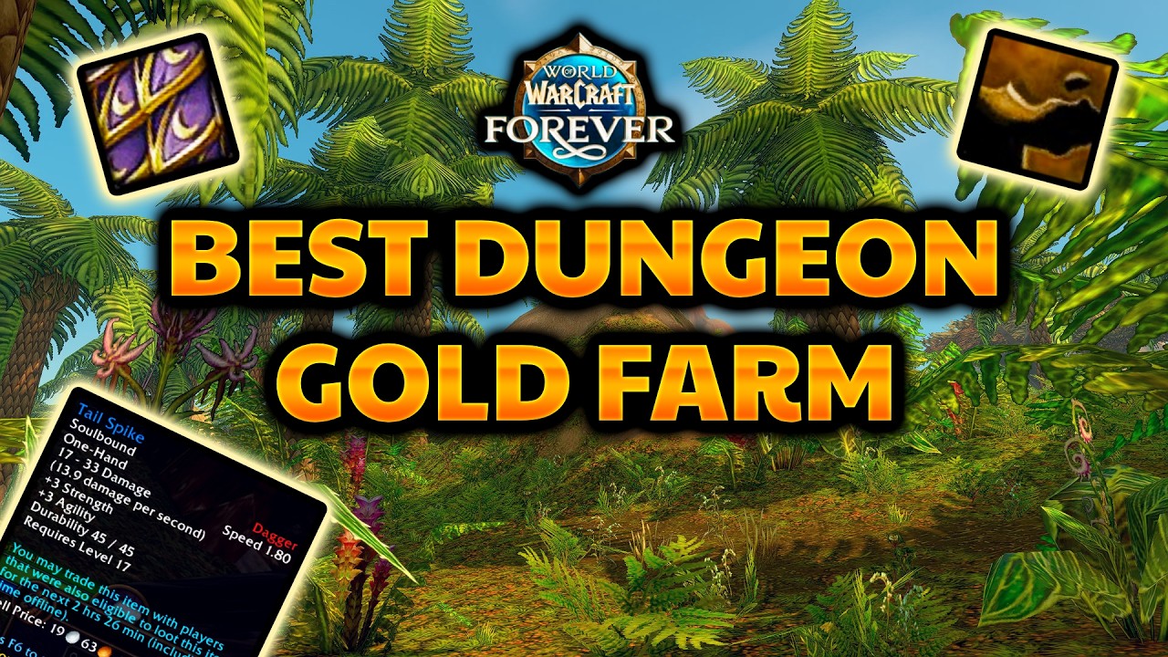 Is This The Best Dungeon Gold Farm At Level 20 in WoW Forever?