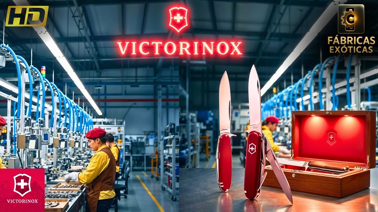Por Dentro da Fábrica da VICTORINOX: Do Aço Bruto às Facas Suíças de Luxo (Processo Completo)