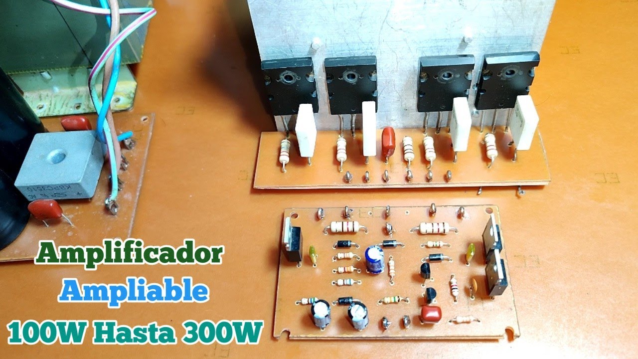 Amplificador Ampliable En Potencia 100W Hasta 300W