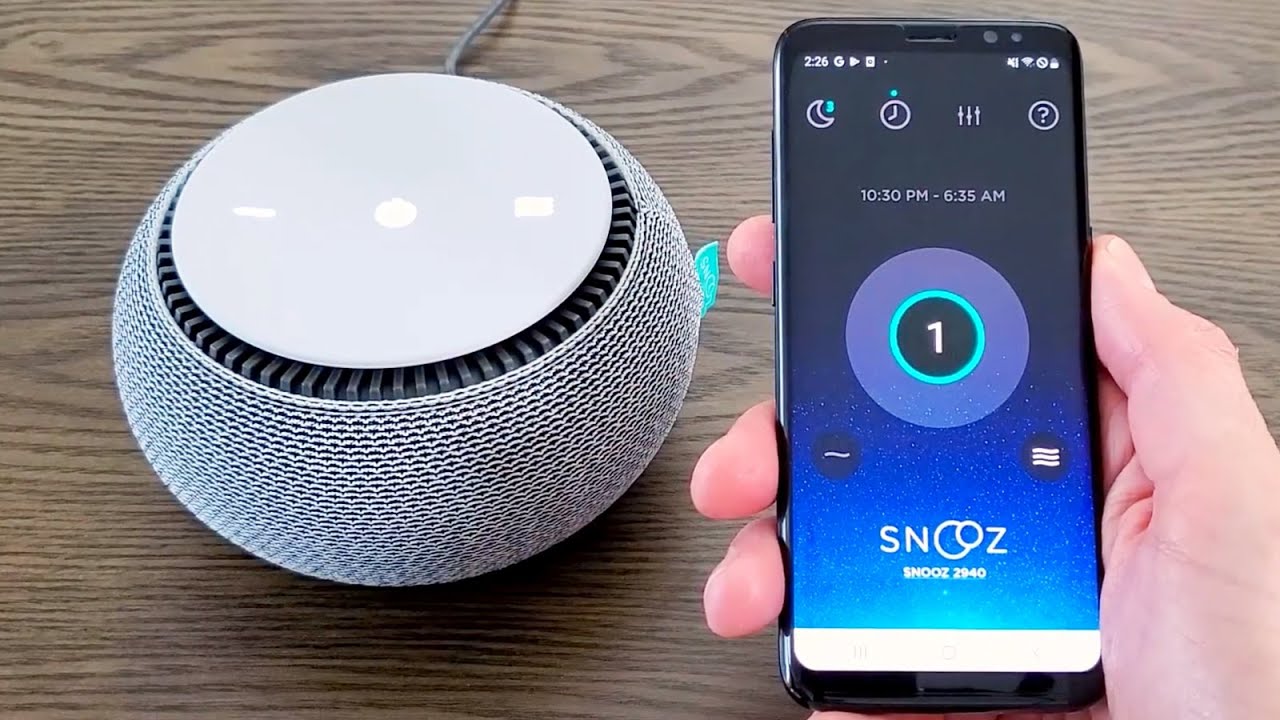 Обзор устройства для создания белого шума Snooz: расслабляющие звуки вентилятора.