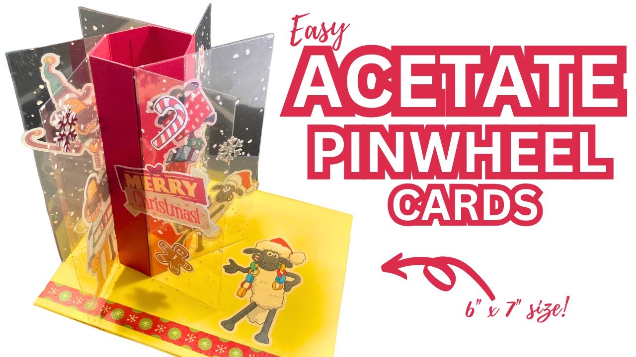 Acetate Pinwheel Card