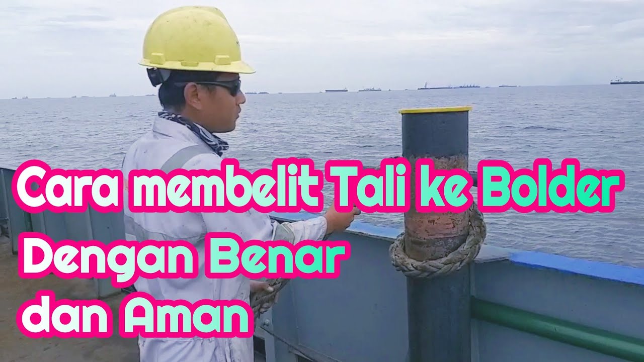 Cara Membelitkan Tali ke Bolder dengan Benar dan Aman. | teknik angka 8