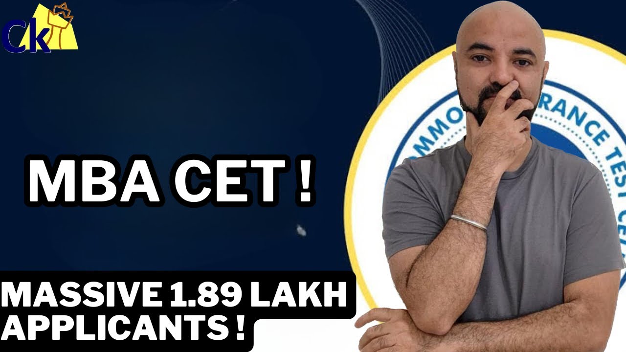 Whooping 1,89,000 aspirants fill MBA CET form! Shockingly high numbers!!