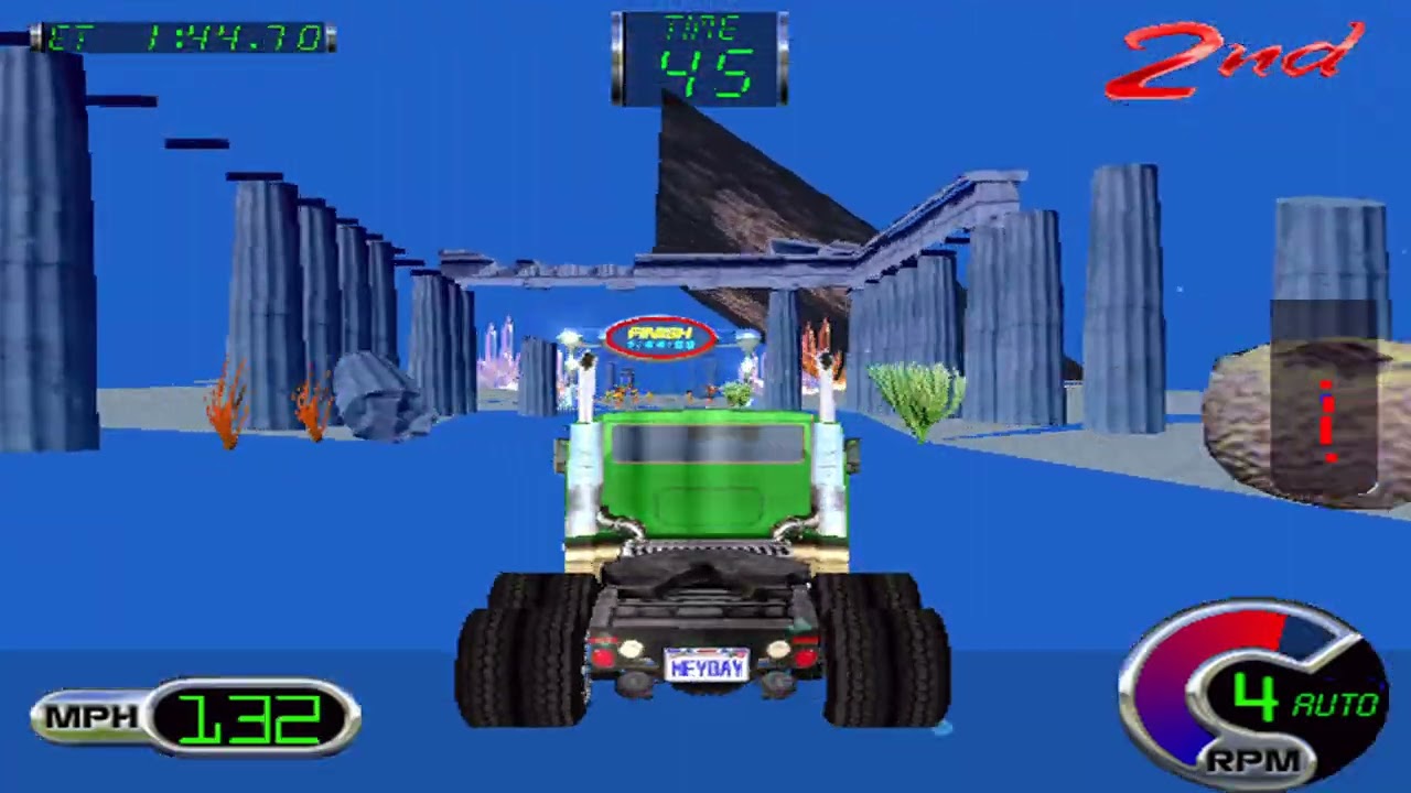Cruis'n Exotica (Arcade) | MAME 0.275 | Gameplay #1