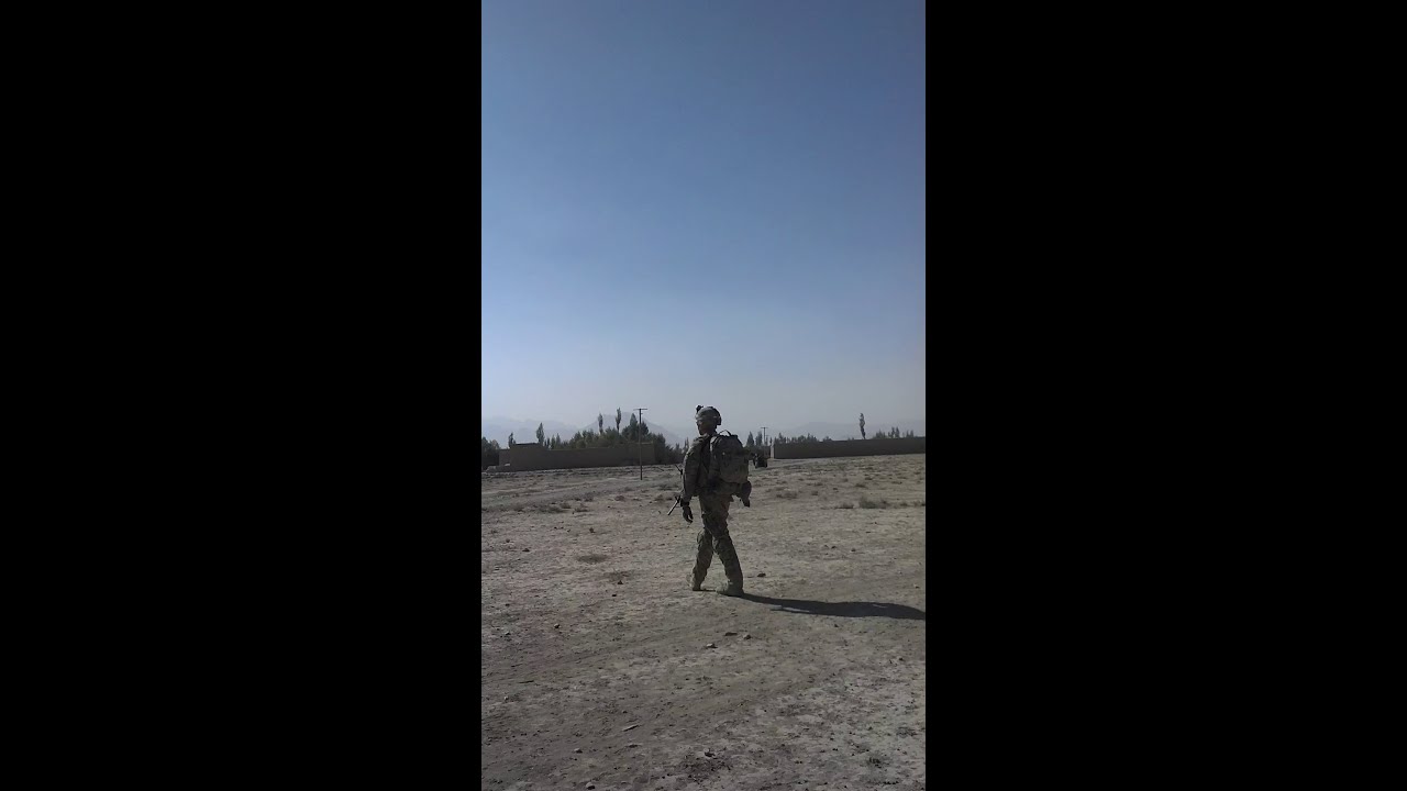 Medic Cam - patrol through village |  Logar, Afghanistan. OEF 13-14 (لوګر ، أفغانستان)