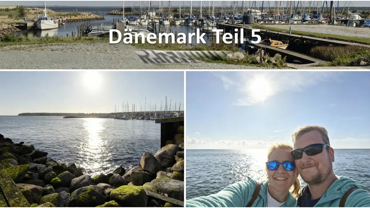 Wir waren an einem Hafen🛳⛴️🛥 und es war sehr windig.🌀🌬