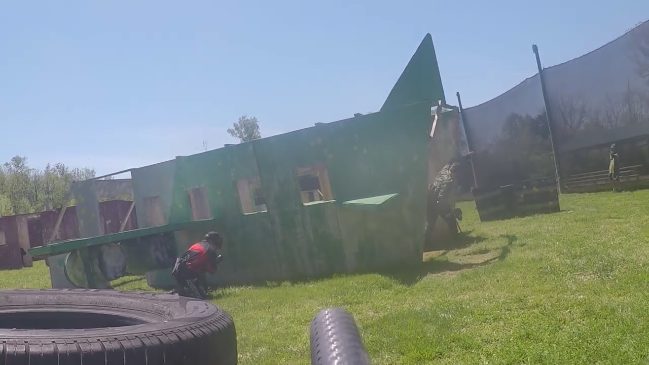 NR Adventure park Taneytown Maryland Paintball Dye DM6 Footage 05/10/2025